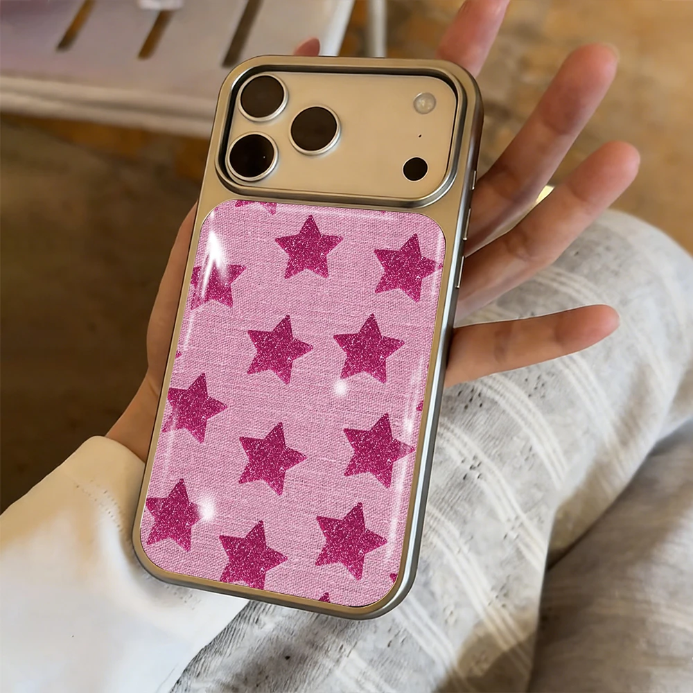 Neue bunte Sternen-Druckguss-INS-Hülle für iPhone 15 17 13 Pro Max Phone 11 12 ProMax 14 15 16 Plus Hüllen Stoßfeste Luxus-Coque – Detail 3