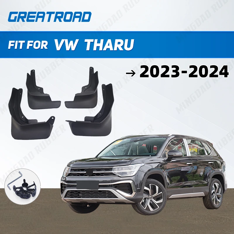 For Volkswagen Tharu 2023 2024 Fender Mudflaps Splash Guards  Mudguards Mud Flaps car Accessories