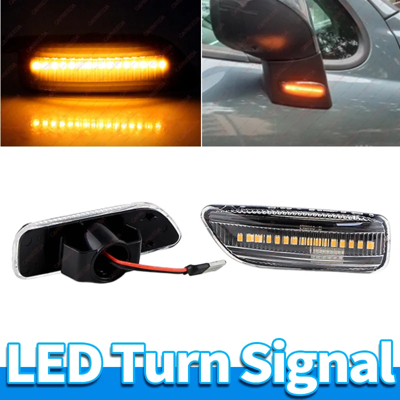 

Светодиодный динамический последовательный боковой габаритный фонарь Светодиодный указатель поворота для Volvo S60 S80 V70 XC70 XC90 Sedan Wagon SUV 1999-2009 30722641