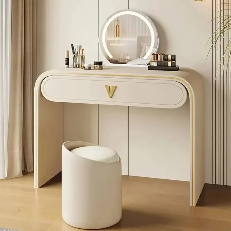 

Full Set Wooden Vanity Table Storage Aesthetic Beauty Adult Makeup Dresser Organizer Luxury Meuble Coiffeuse Bedroom Furniture