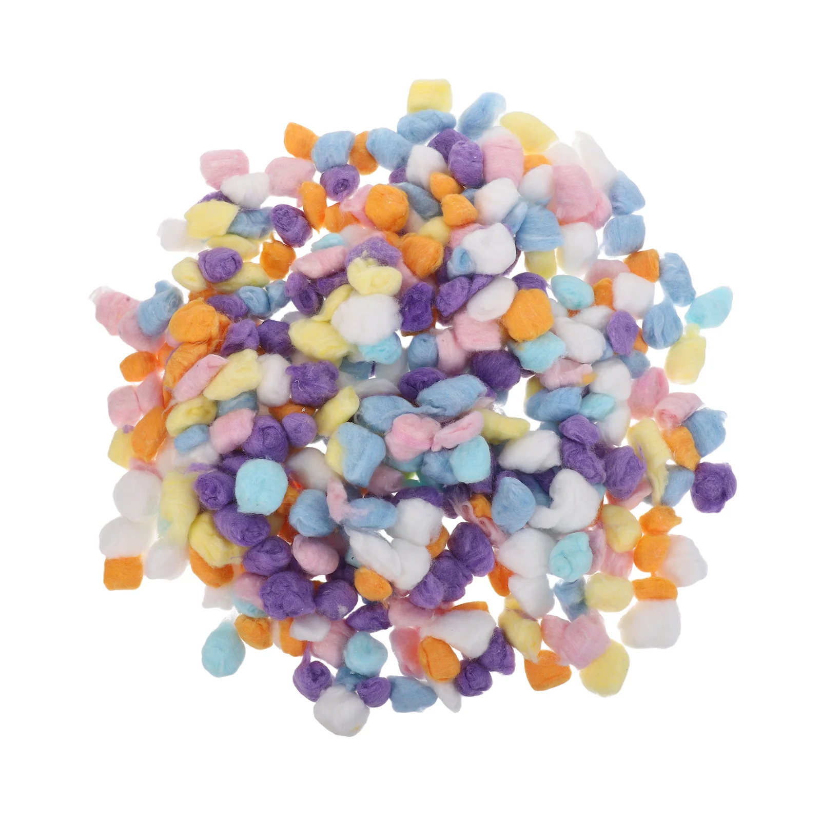 500G 소프트 폼폼 볼, 다채로운 면 공예 재료, DIY 예술 공예 프로젝트, 어린이 축제 장식, 다양한 폼폼