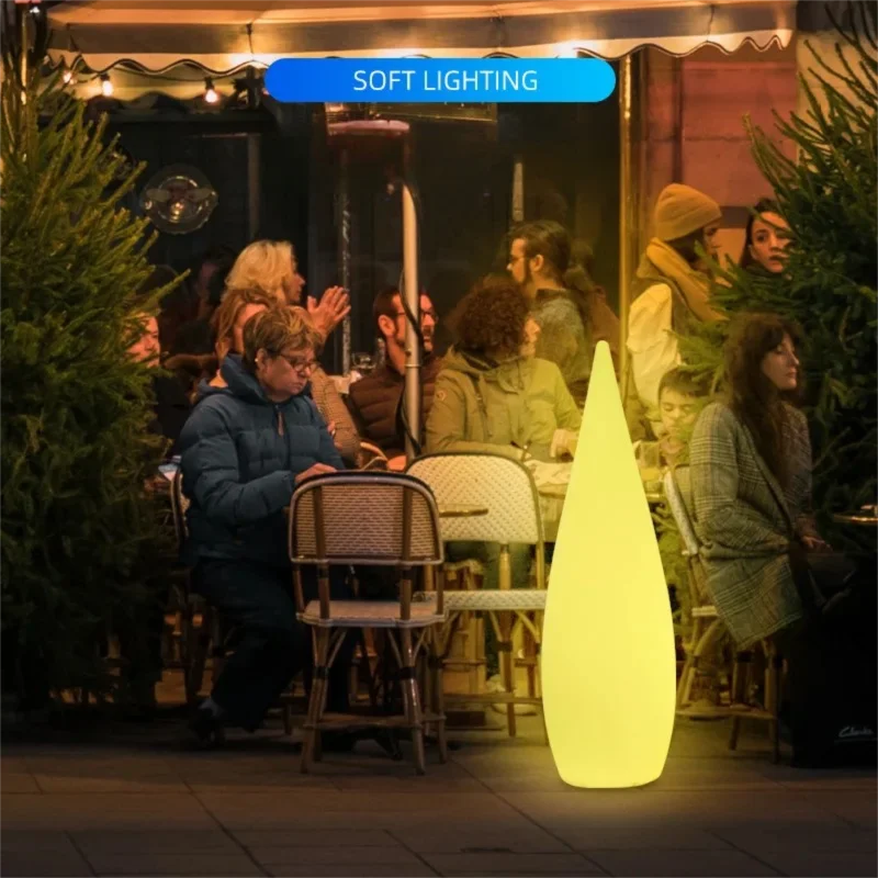Creative Outdoor Waterproof Landscape Floor Lamp Water Drop Standing Light Shopping Mall Hotel Courtyard Villa Park Atmosphere