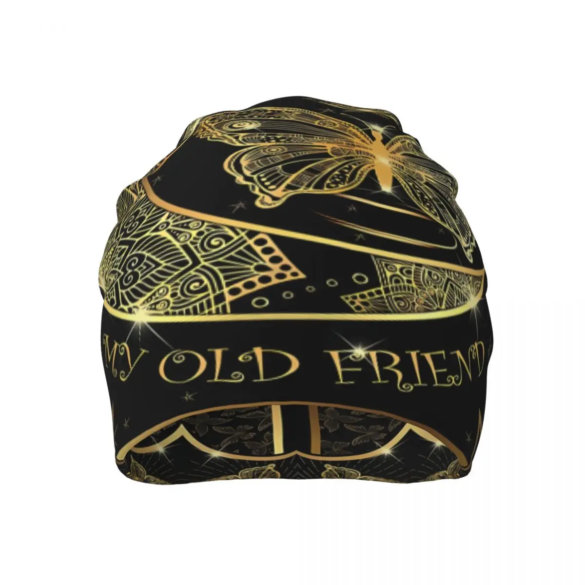 Bonnet Hats Butterfly Men Thin Skullies Beanies Hat Moon Gold Mandala Cap Design Caps