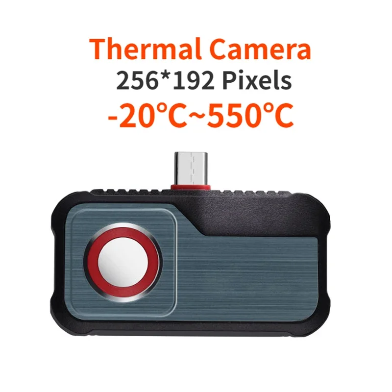 GOYOJO Thermal Camera 256*192 Pixels Android Type C Mobile Phone -20°C~550°C Infrared Thermal Imager For Electrical Repair