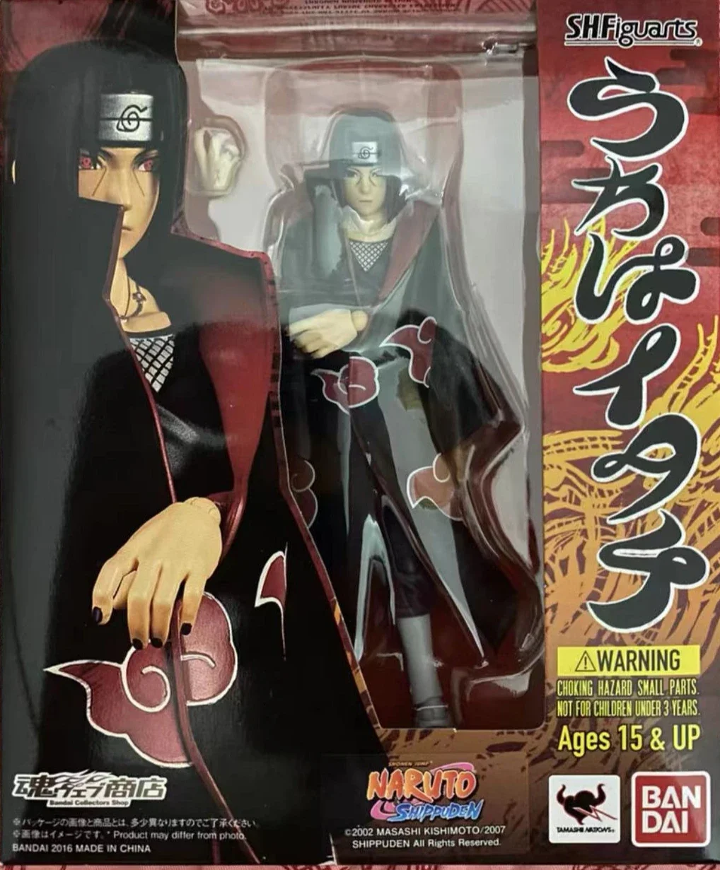 In Stock SH Figuarts SHF Naruto Shippuden Uchiha Itachi Itachi God Anime Action Figure Brinquedos Toy Model Gift