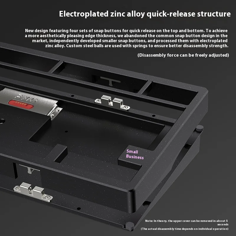 PMO WAVE75 Flagship Tri-Mode Wireless Mechanical Keyboard - CNC-Machined Aluminum Frame, Customizable RGB - Image 3