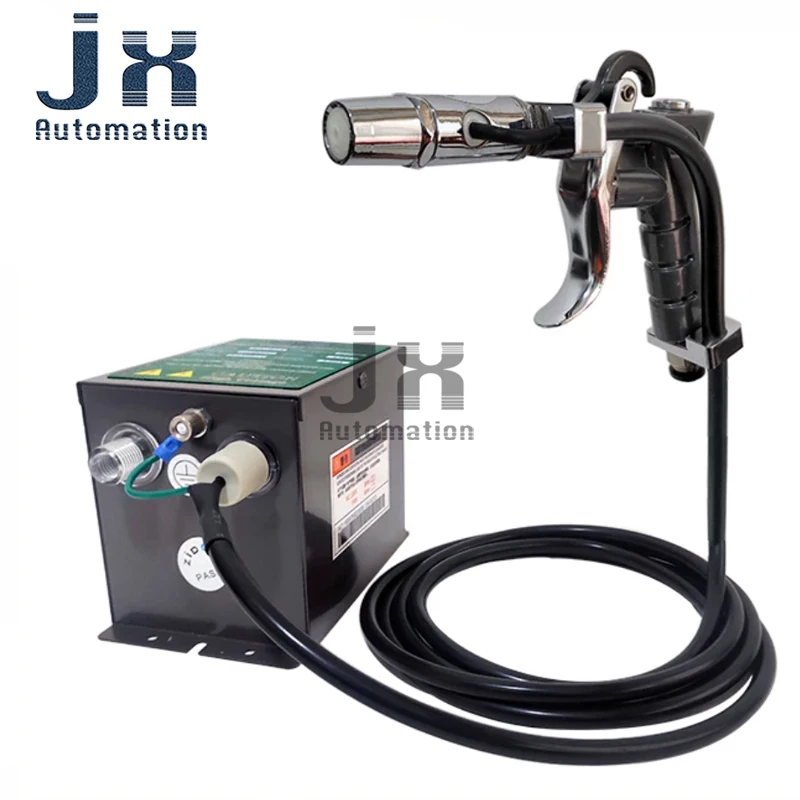 ST-303A Ion Air Gun Kit Anti‑static Static Eliminator with ST-401A High Voltage Generator Industrial Dust Blower Gun