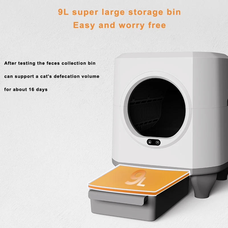 90L Smart Cat Litter Box Engineered With Automotive Grade Anti Pinch Safety and Intelligent App Connectivity