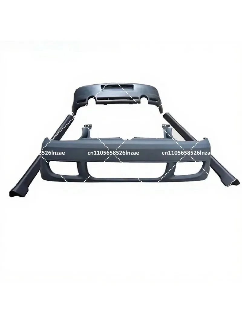Upgrade Style Car Bumpers Front Bumper Rear Bumper Side Skirts Set 4 Piece