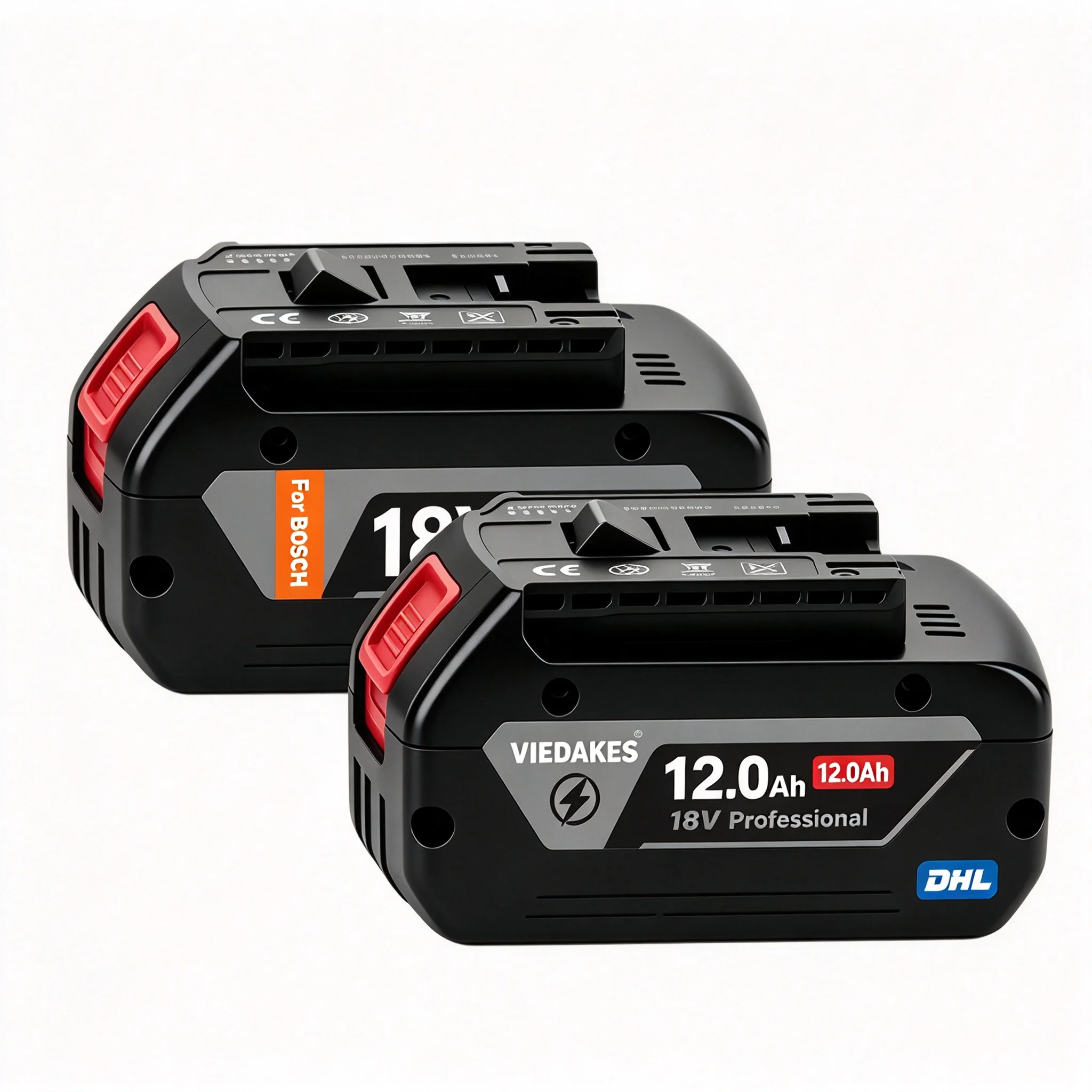 Original For BOSCH 18V 12AH 18V Professional 18V Li-ion Battery GBA18V GSR18V BAT618 BAT619 BAT609 BAT610 Electric Tool Battery