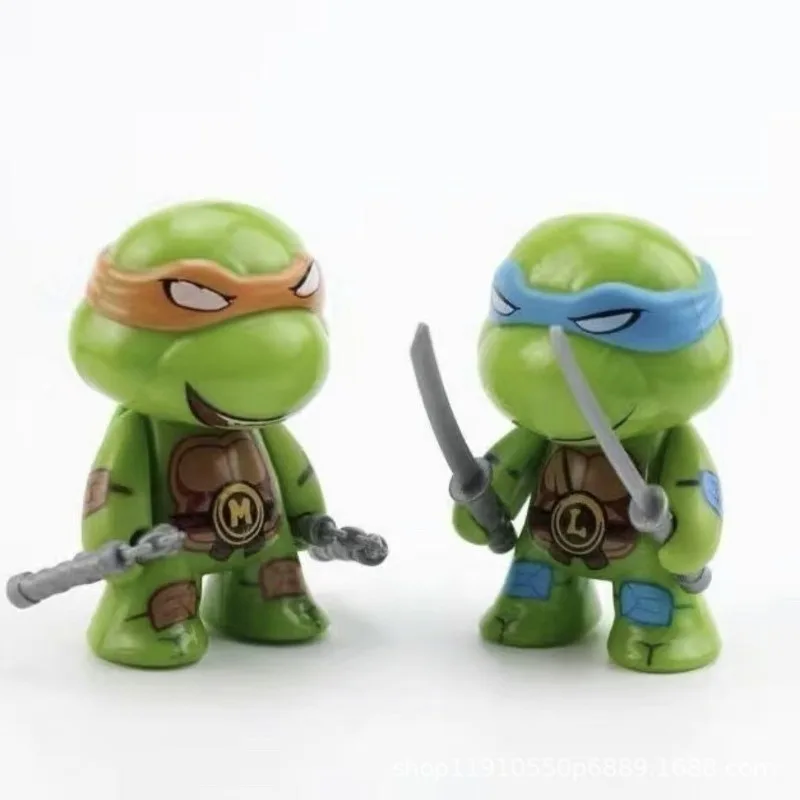 4 Q version of Teenage Mutant Ninja Turtles car ornaments creative ornaments decorative ornaments toy model birthday gift