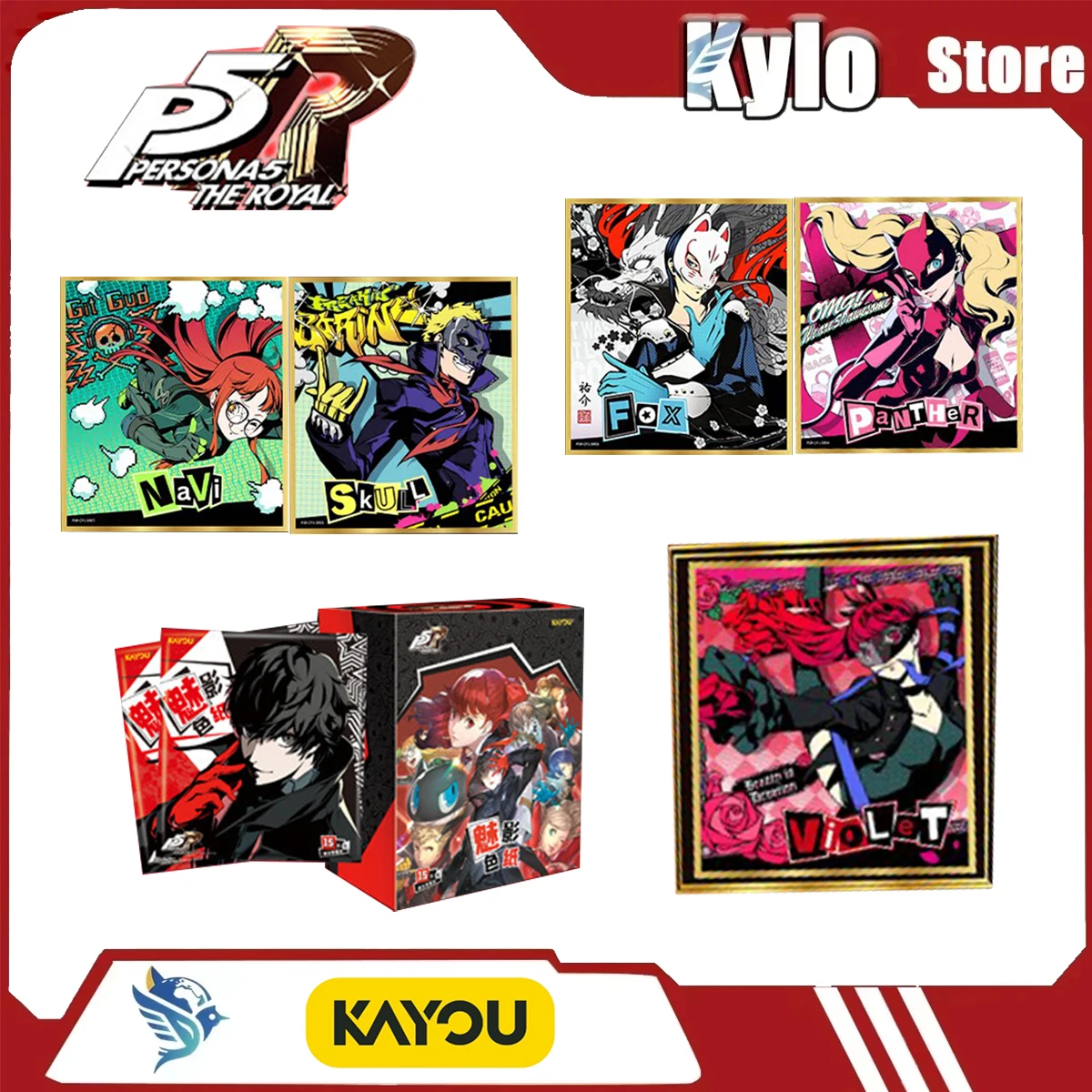 

Коллекционные карты Kayou New Goddess Phantom Chronicles 5 Royal Edition Shadow Color Paper Box, официальные лицензионные игровые аксессуары