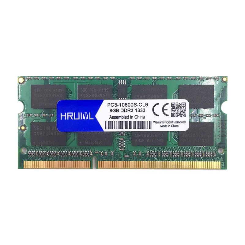 HRUIYL DDR2 DDR3 DDR3L DDR4 Notebook Memory 1GB 2GB 4GB 8GB 16GB Sodimm Memoria 1066 1333 1600 1866 2133 2400 2666 Laptop Ram