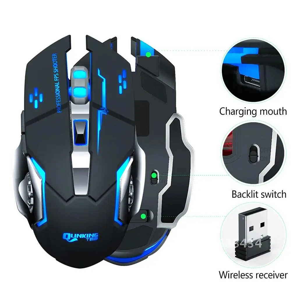 

One-Handed Gaming Keyboard Mouse Set RGB Backlit Portable Mini Gaming Keypad Mouse Game Controller for PC PS4 Xbox Gamer