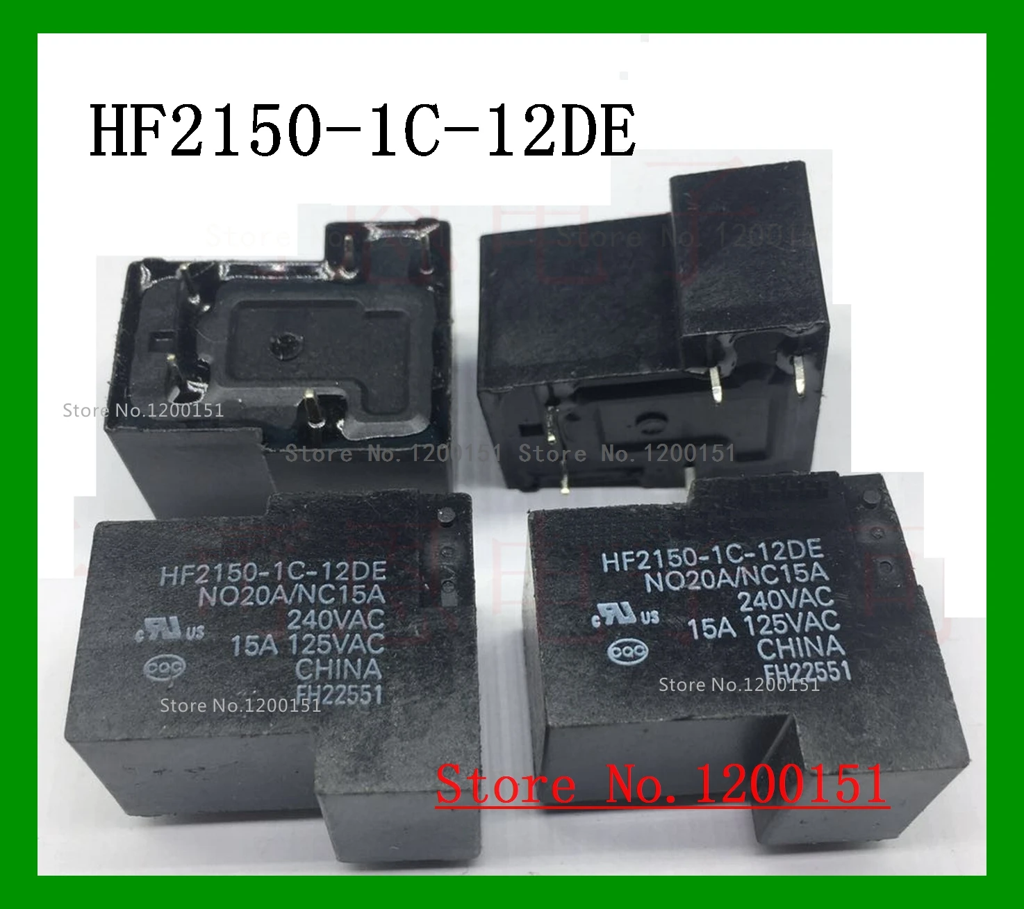 Hf115F-012-1H3A 12V…