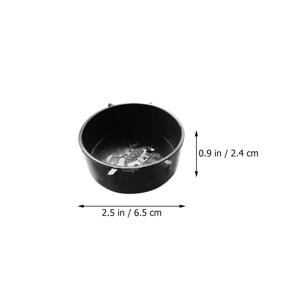 

4 Pcs Reptile Eater Terrariums Accessories The Fence Food Feeder Bowl Plastic Lizard Dish Frog Feeders Habitat