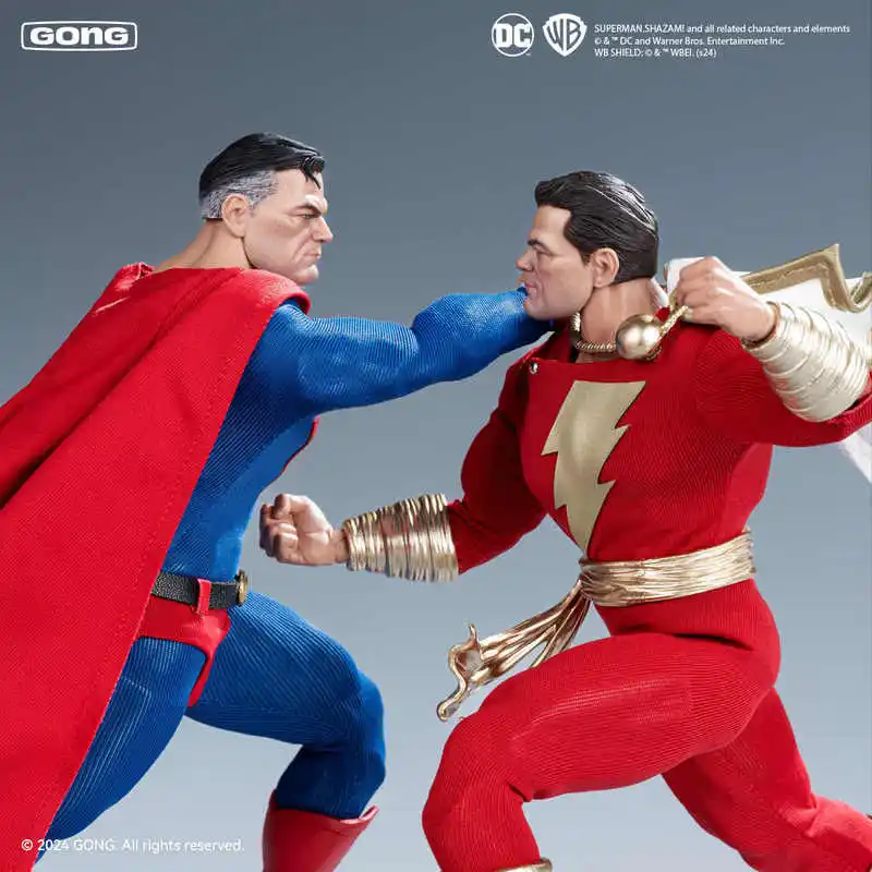 Resonance Gong Dc Kingdom Come Superman Shazam 1/12 Cloth Clothes Action Figure Collection Model Toy