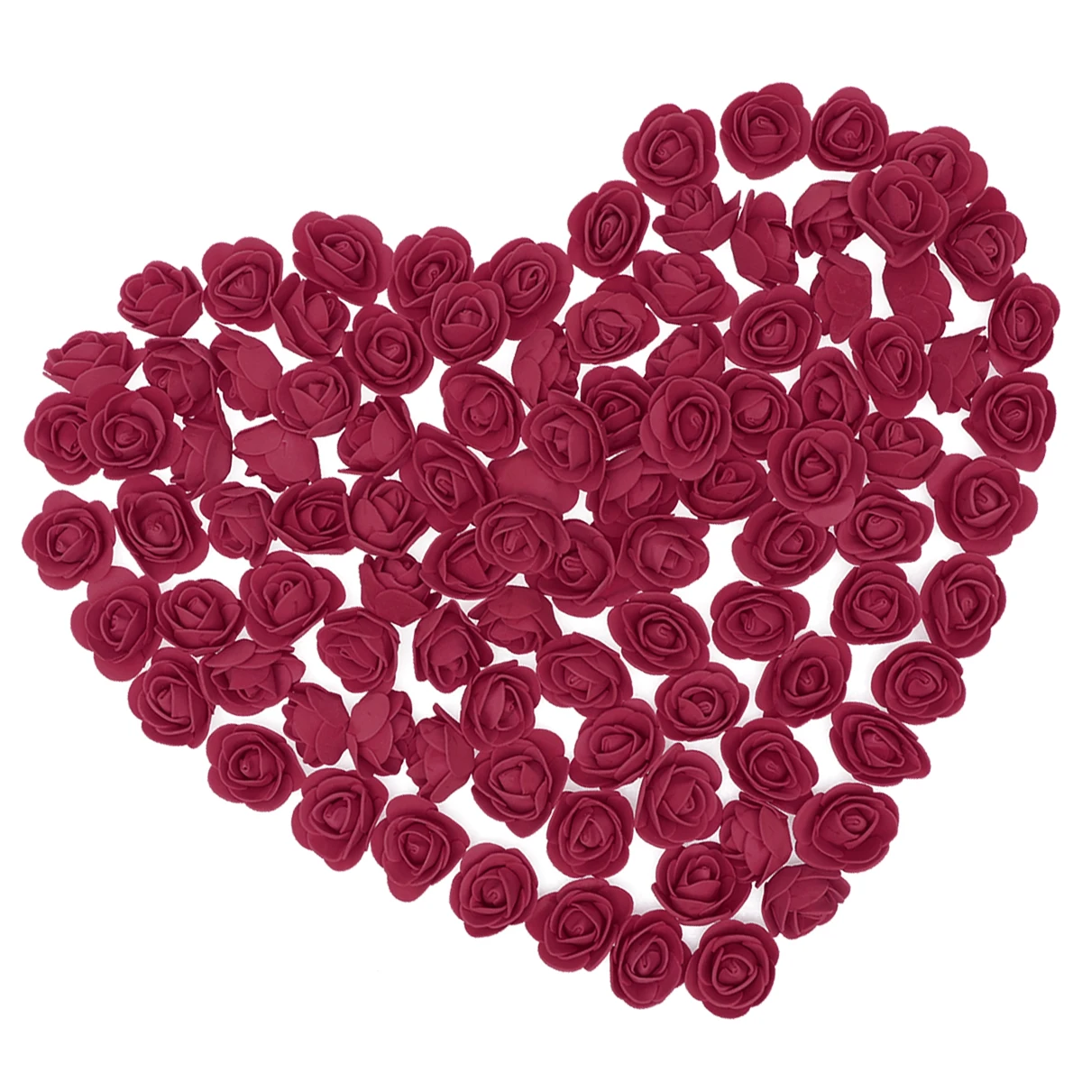 

500 pcs 3.5Cm Artificial Rose Heads Lifelike Fake Roses Wedding Party Decoration Diy Home Decor Centerpieces Kissing Balls Cake