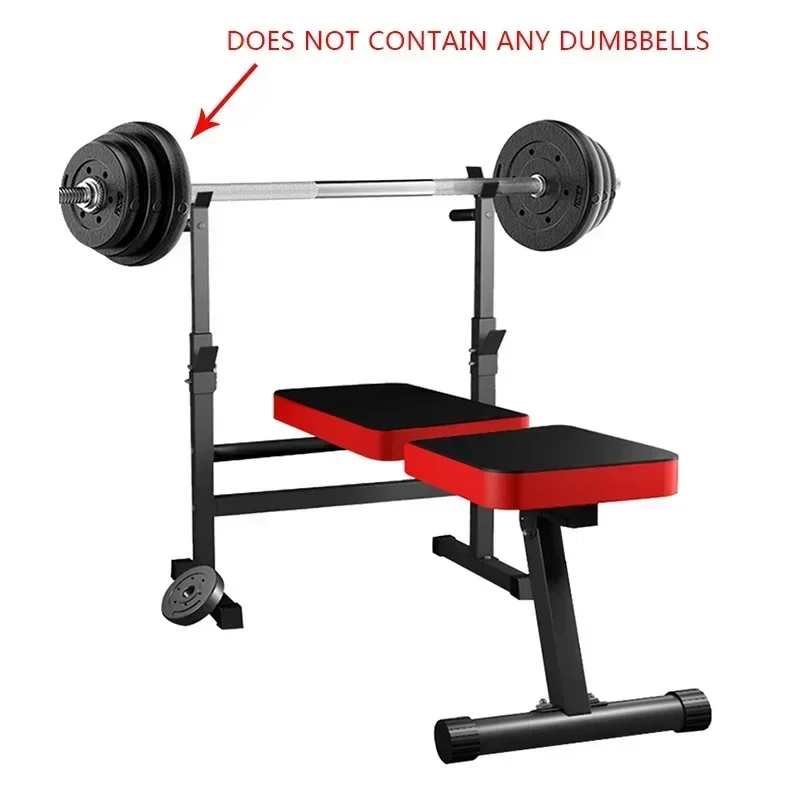 Weightlifting Bed Load Foldable Barbell Bed Multifunctional Dumbbell Bench Can Be Stored Fitness Equipment Sports Go