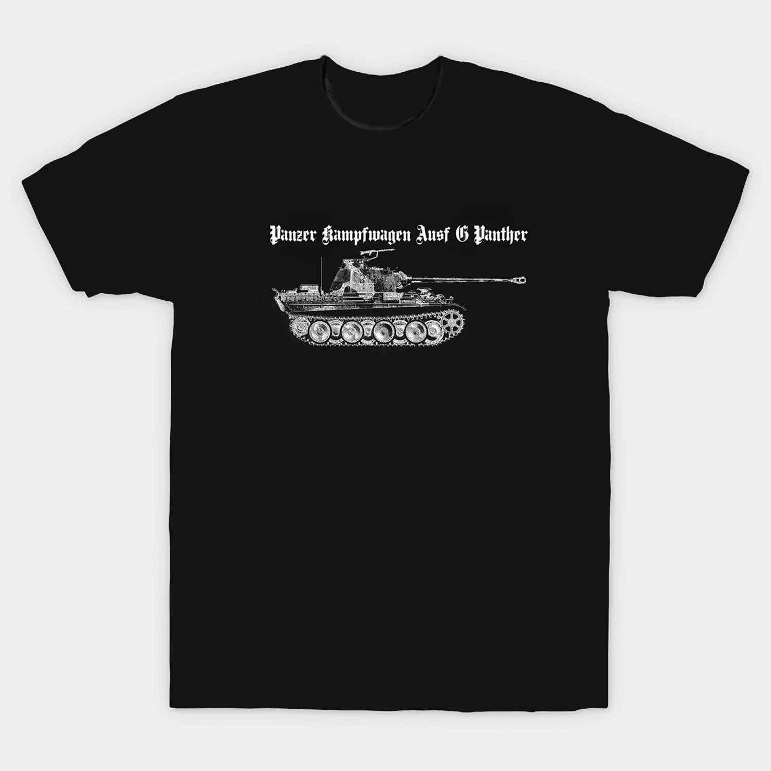 男性用半袖ラウンドネックtシャツ,pantherデザイン,german werhmacht,waffen,コットン,サイズS-3XL