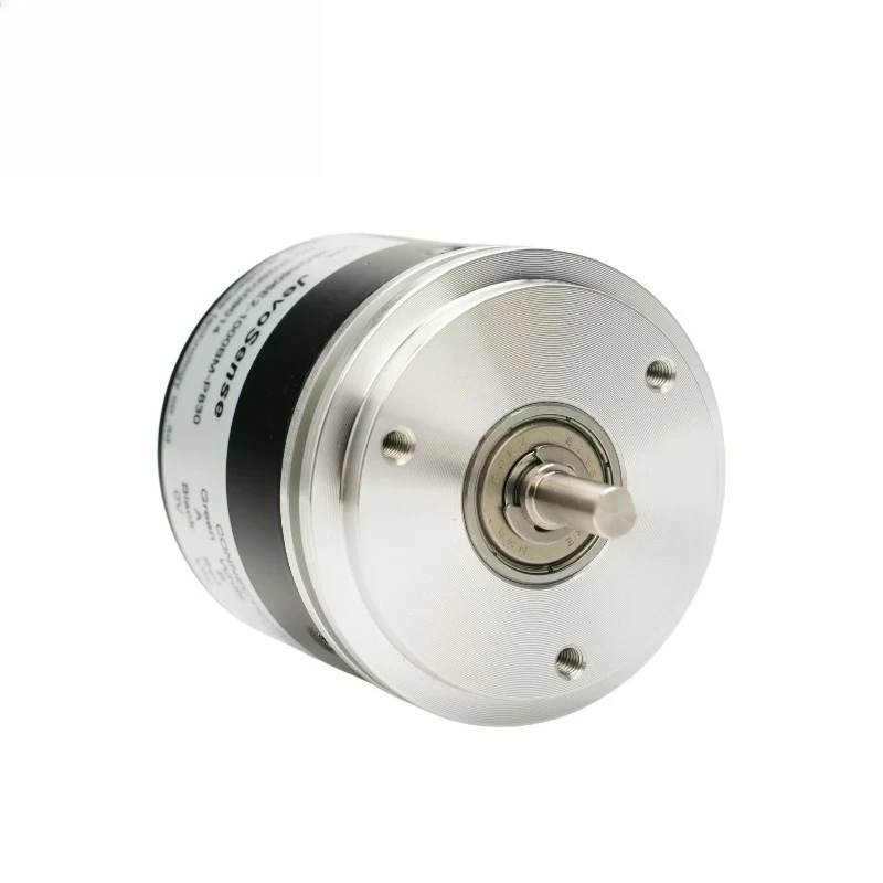 Custom Resolution Rotary Incremental Encoder 100-5000 PPR Solid Shaft 5V-26V DC ABZ Phase Stable Signal for Servo Motor
