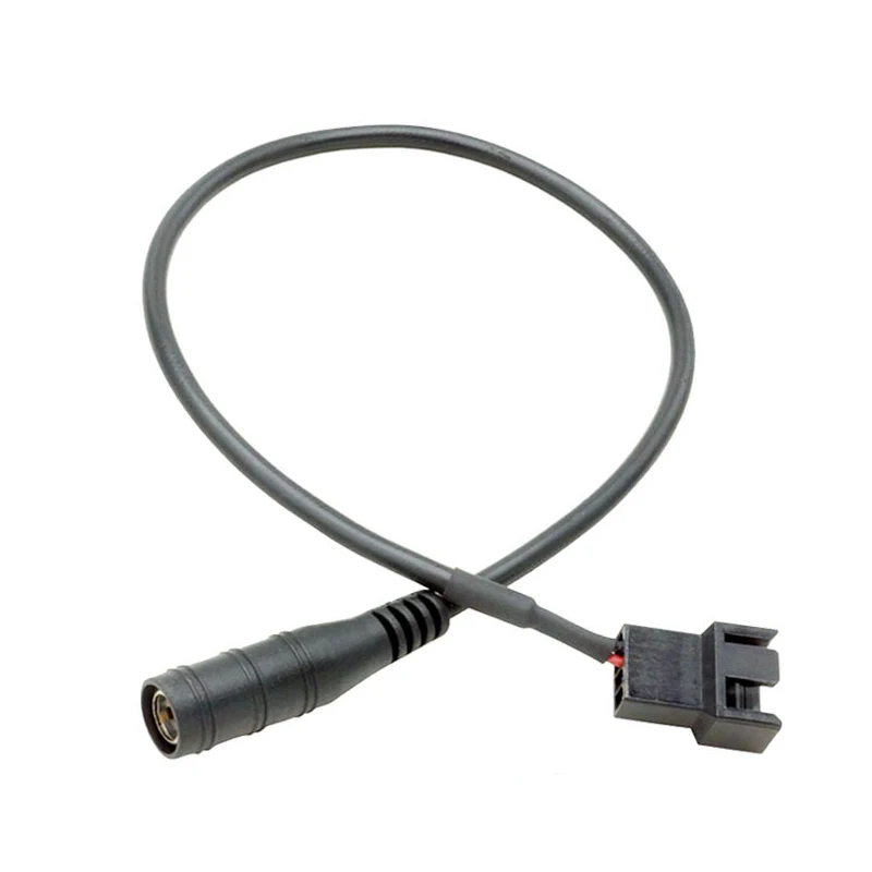 

DC 5.5*2.1 mm Female 1 to 1 2 3 4 12V 4Pin PWM Fan Adapter Power Supply Connector Cable