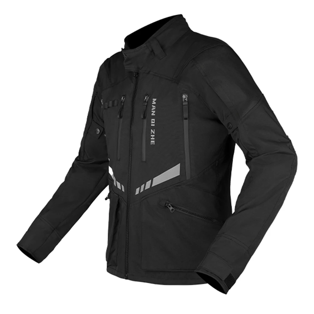 Windproof Motorcycle Rally Suit Anti Fall And Wear-resistant Motorcycle Riding Jacket Winter Warm Motocross Jacket Reflective