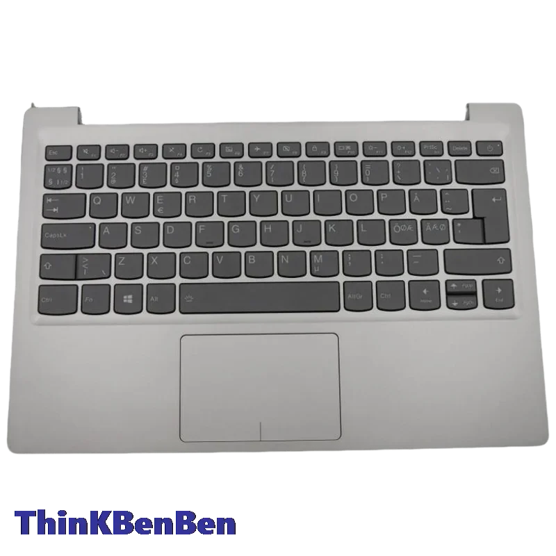 

Верхний корпус клавиатуры NDC Nordic Mineral Gray с подставкой для рук для Lenovo Ideapad 320S 13 13IKB 5CB0Q17575