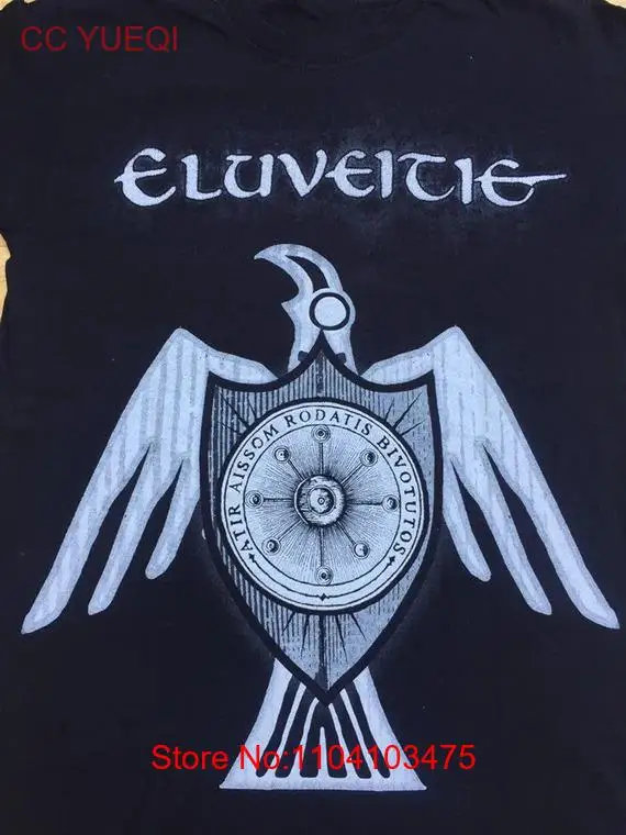 00er Jahre Eluveitie Tour 2014 Deutsche Band Geschenk Fan Schwarz Alle Größen S-5Xl Shirt AG2405