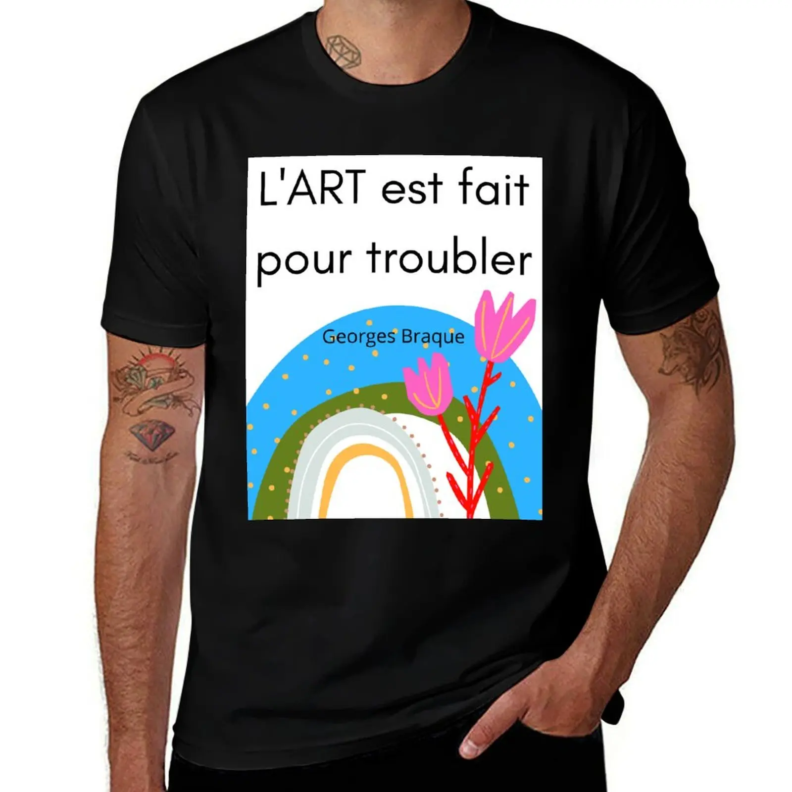 Art is made to disturb IV T-Shirt Lightweight Running T-Shirt