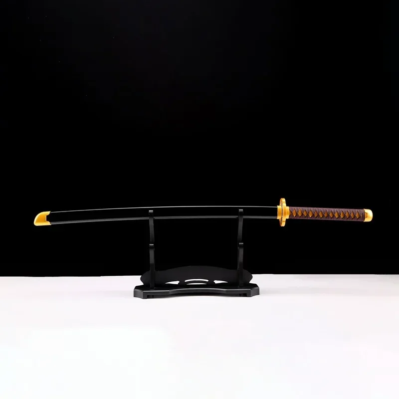 Devil Hunter Spada Katana Kaigaku Satoman Tanjiro Cosplay Spada 1:1 Anime Ninja Coltello Legno 74 cm Puntelli Personalizzati