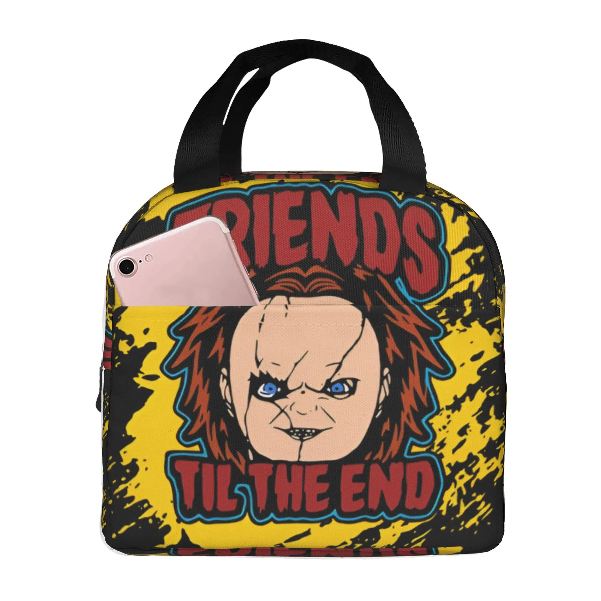 b-brides-of-chuckys-bolsas-termicas-isoladas-para-almoco-recipiente-reutilizavel-para-mulheres-filme-de-terror-para-acampamento-ao-ar-livre-viagem-caixa-de-comida