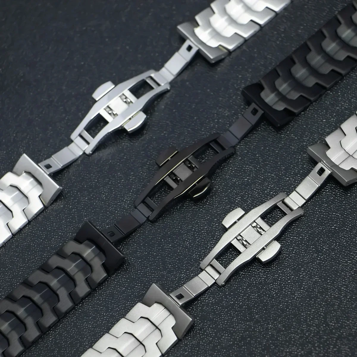 Luxury Stainless Steel Band For Xiaomi MI Band 9 Pro 8 Pro No Gaps Metal Buckle Correa Band Redmi Watch 4 5 Watch Accessories