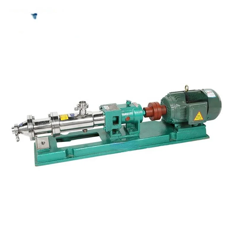 Single Mono Screw Pump For High Solid Content Fluid/High Viscous Fluid Transfer