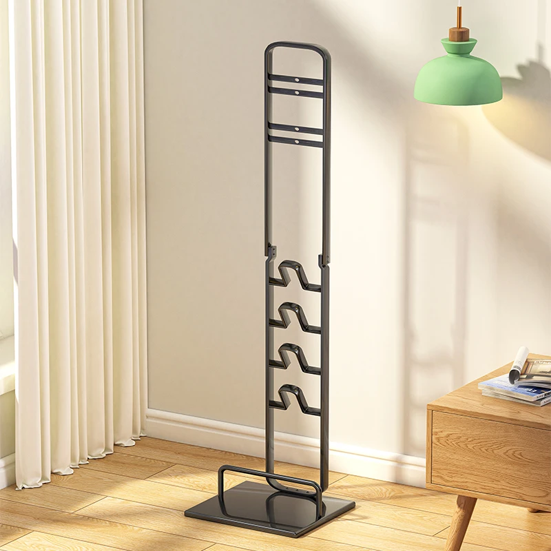 Small Inteated Vacuum Cleaner Stand Storage Ra Nordic Sle Carbon Steel No Drilling Needed for Household Use