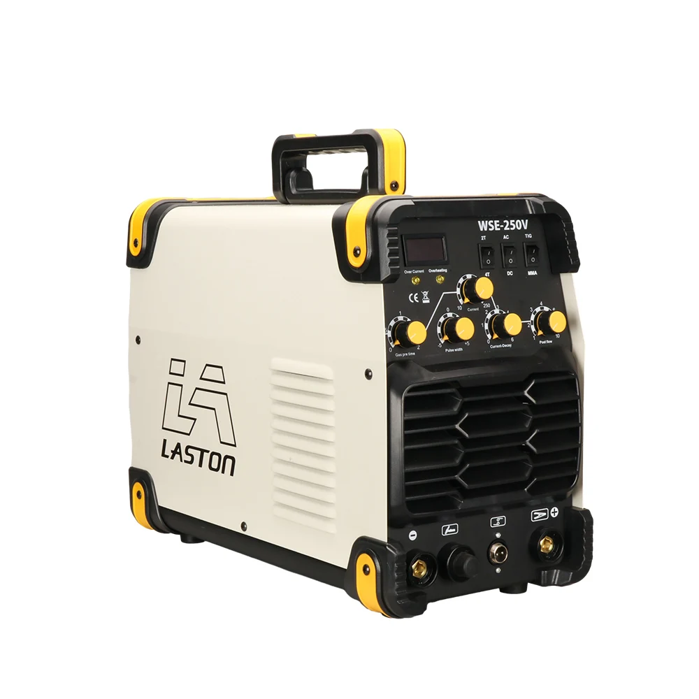 WSE-250V CE Certificate 2t 4t 220volt 200amp Mma Tig Acdc Welder Inverter Welding Machine for Machinery Repair Shops