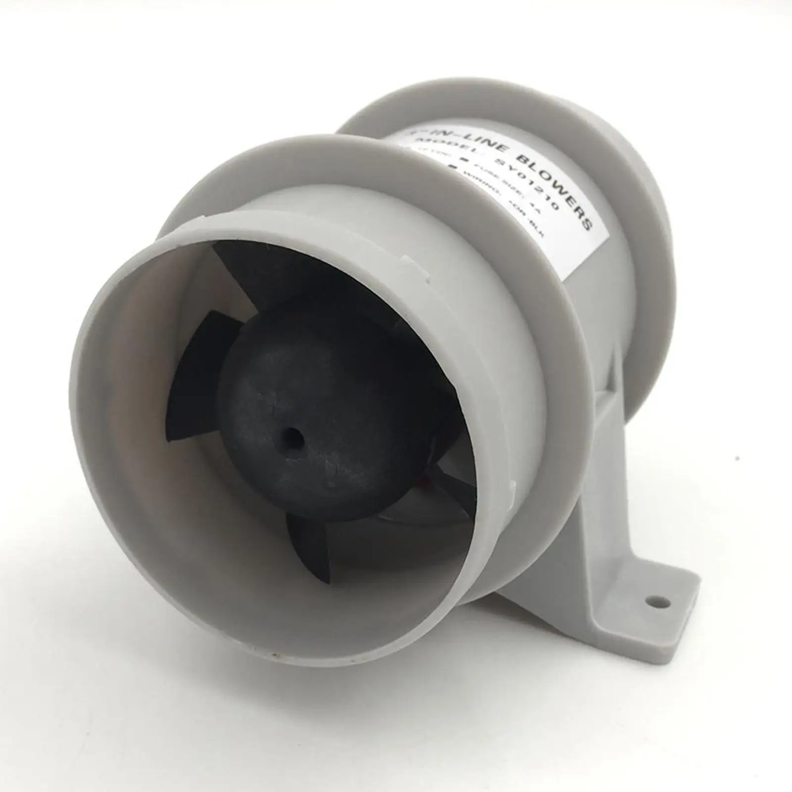 

3 Inch Quiet Boat Blower Marine 12V Bay Bilge High Air Flow In-Line Blowe Vent Fan Ventilation Waterproof Water-Resistant ABS