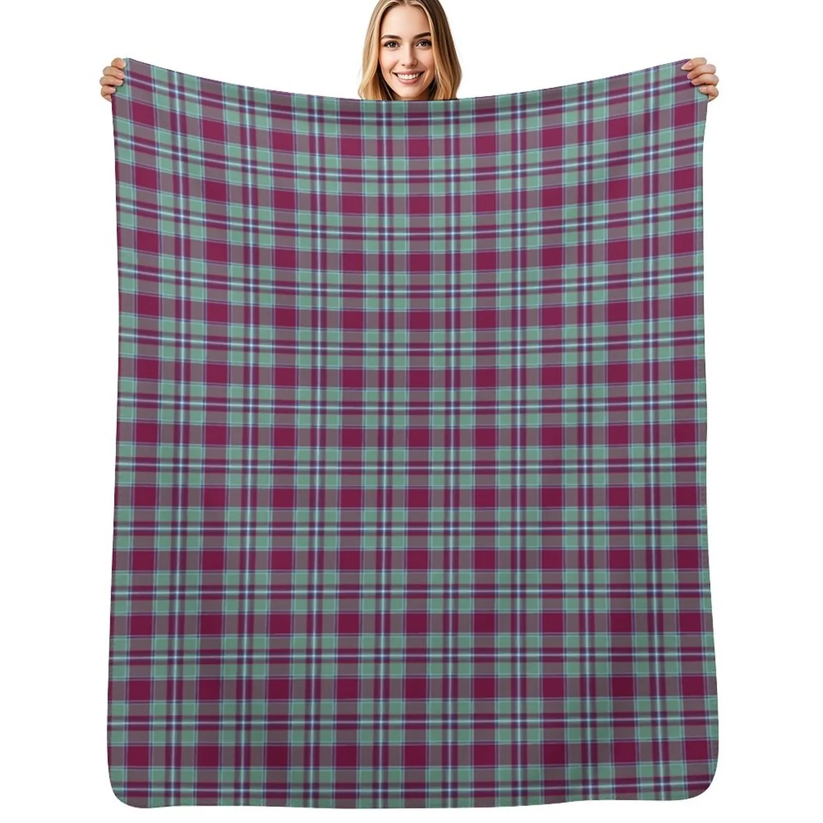Manta de tartán Clan Spence, manta para sofá de bebé, manta decorativa cálida para verano e invierno, mantas suaves a cuadros.