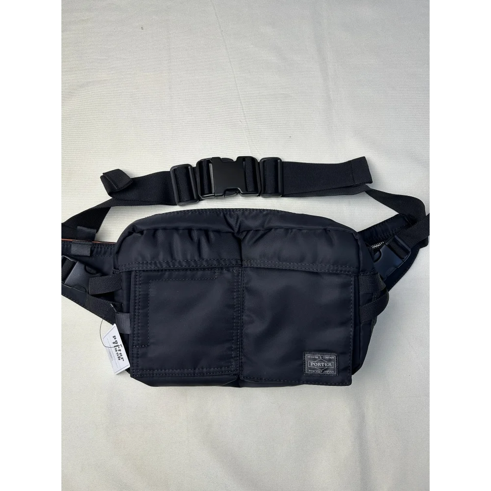 Porter Tanker Men Waist Bag Nylon Crossbody Casual Travel Commute Chest Bag Outdoor Large Capacity Fashion Versatile Sports Bag