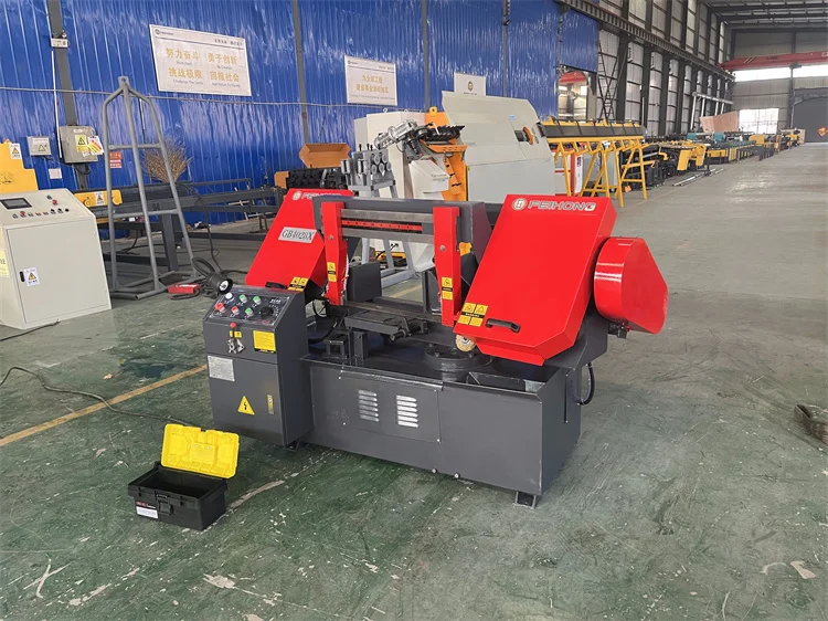 Horizontal Semi Automatic Metal Band Saw Cutting Machine with High Efficiency