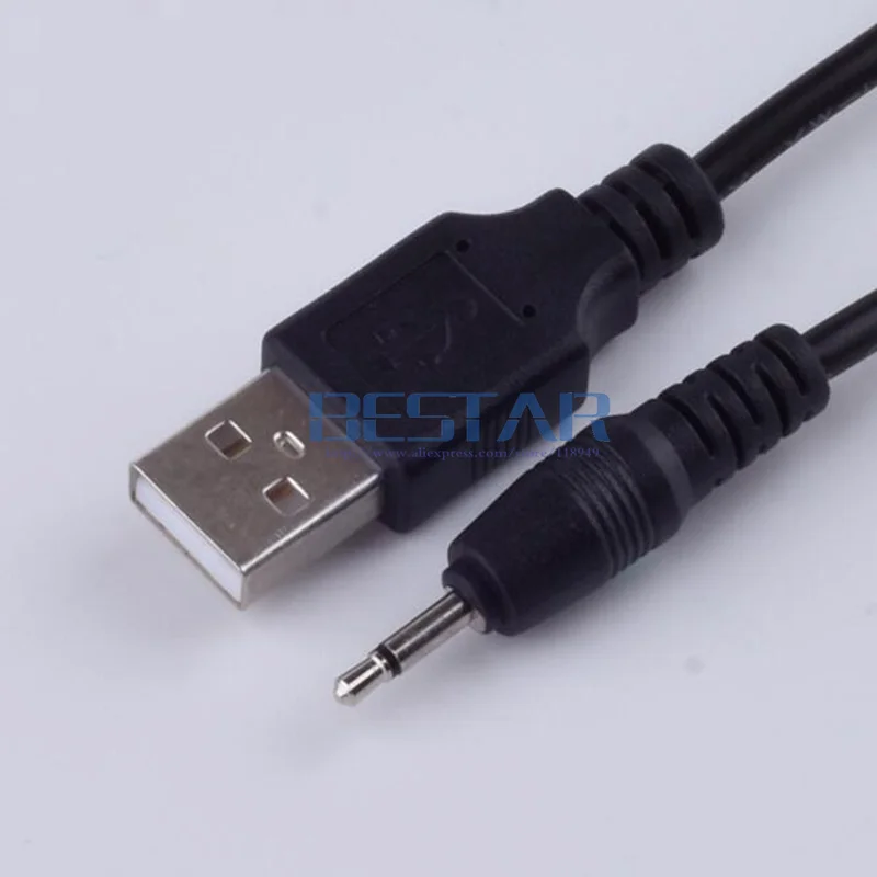 1m gniazdo USB Aux 2.5mm dźwięk mono kabel USB2.5 2.5mm gniazdo USB USB 2.0 do DC2.5mm 2A ładowania kabel zasilający 3FT