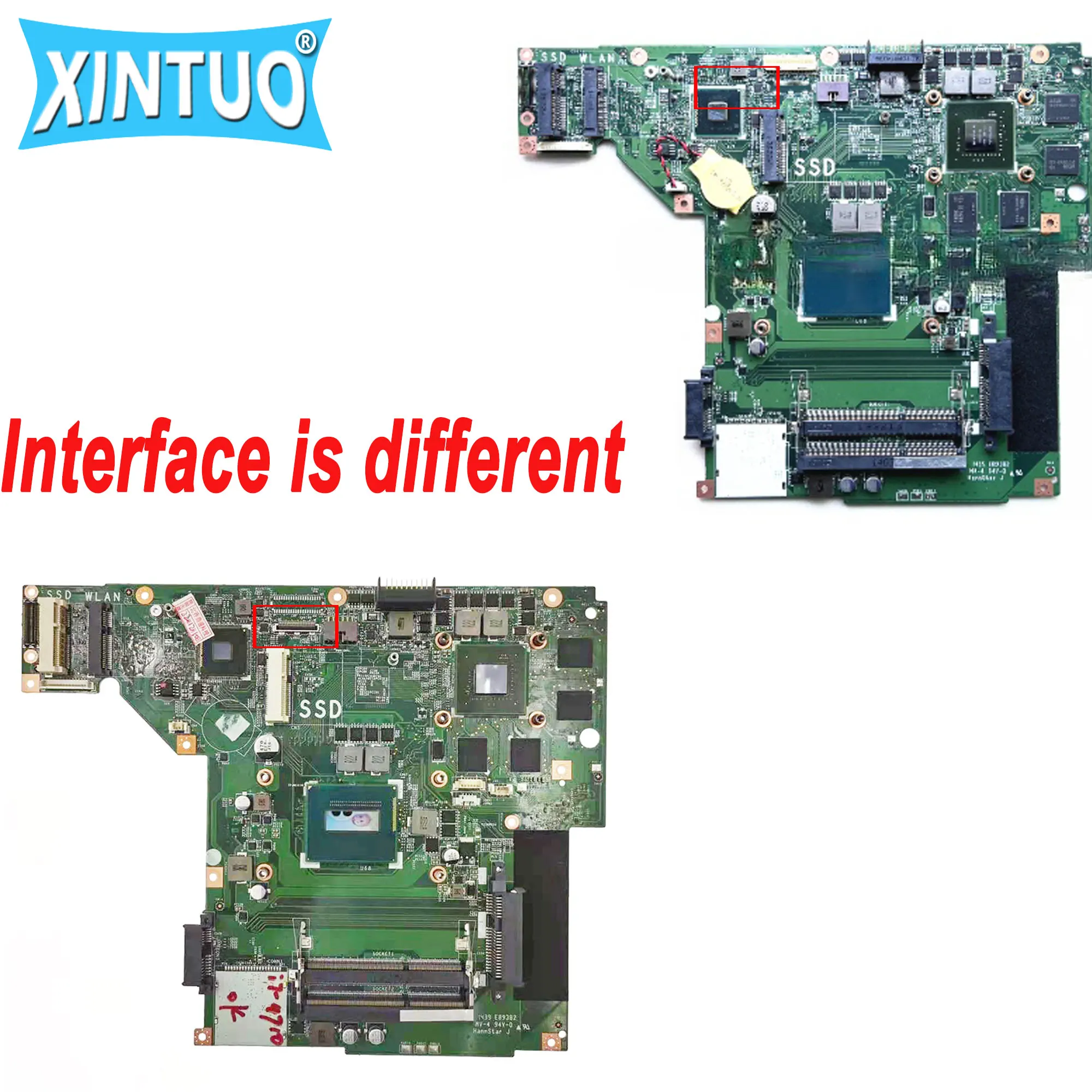 MS-17591 motherboard for MSI GE70 laptop motherboard with i5 i7-4th Gen CPU GTX860M 2G HM87 DDR3 100% test work