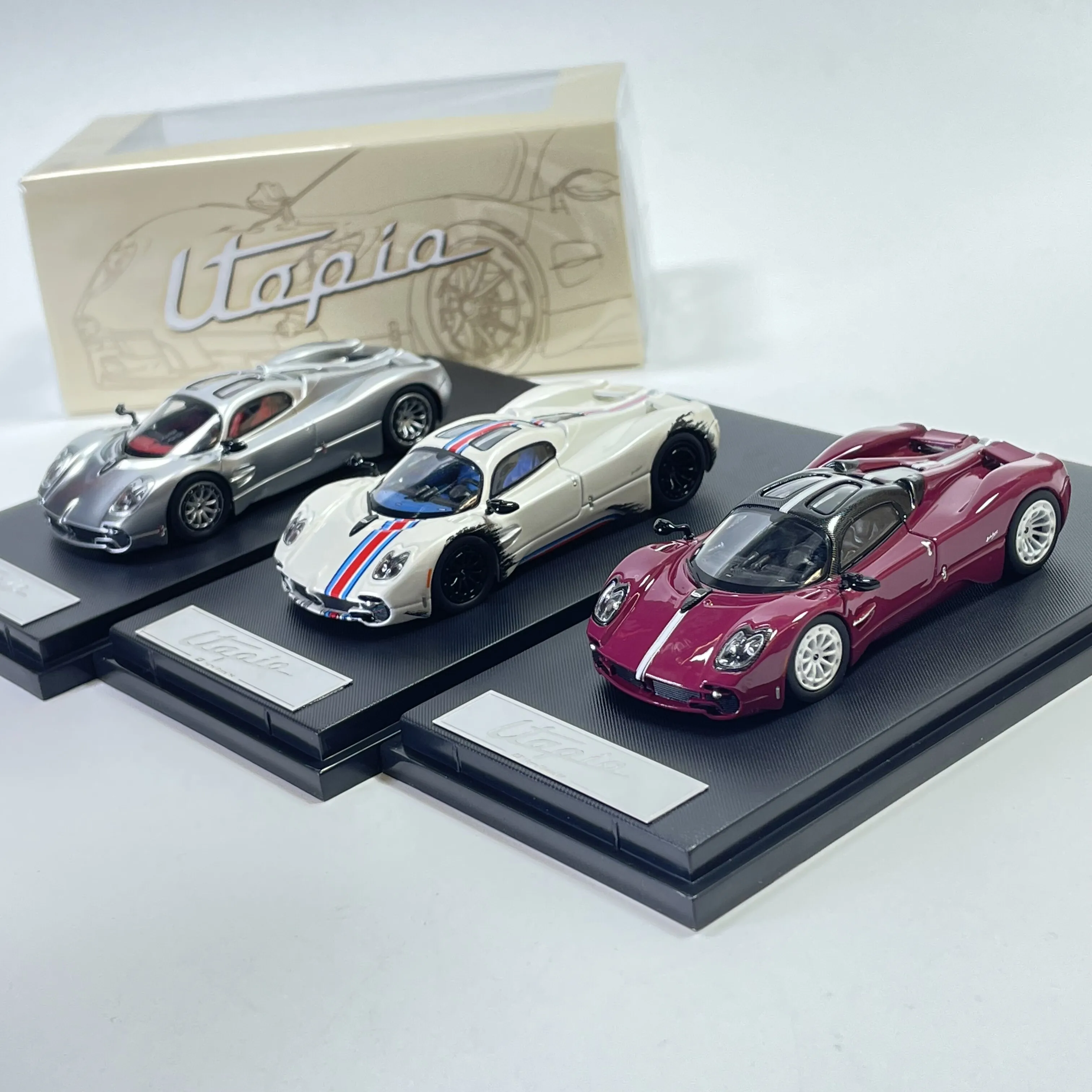 Model Utopia Resin Engine 1:64 Alloy Car Model Simulation Ornament
