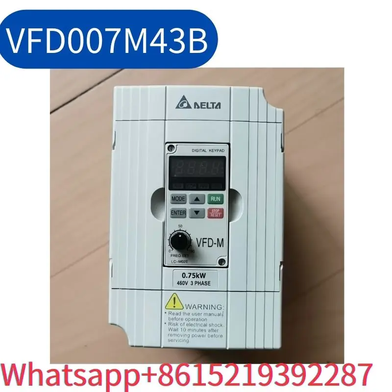 

second-hand inverter VFD007M43B 380V 0.75KW tested ok