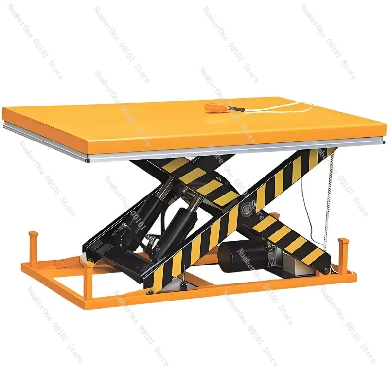 Manual hydraulic lifting platform car Simple mobile hydraulic scissor small lifting table