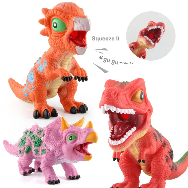 Dinosaur Toy Rubber Dinosaur Soft Toy Boy Gift Stress Relief Squeeze Toys For Boy