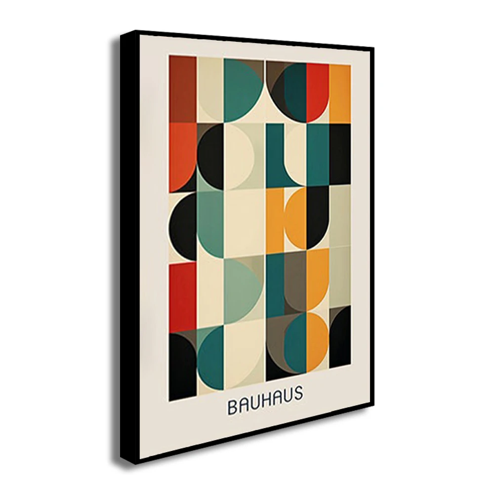 باوهاوس الحد الأدنى قماش جدار الفن طباعة المشارك خمر مجردة اللوحة الزخرفية الحديثة غرفة المعيشة المنزلي ديكور هدية غير المؤطرة #4