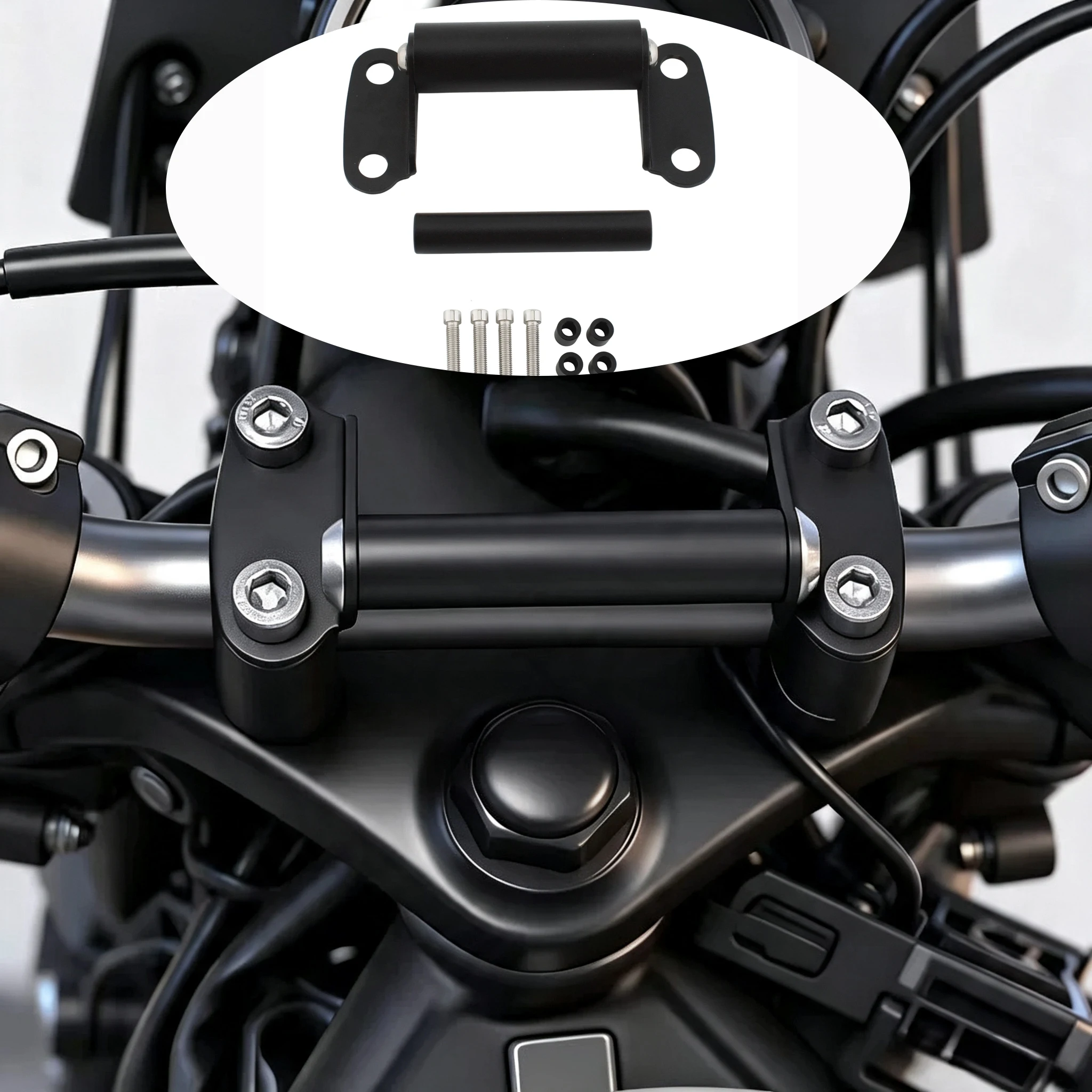 Motorcycle Navigation Mount For Honda CL250 CL300 CL500 2023-2026 7cm 12/22mm Phone Recorder Bracket