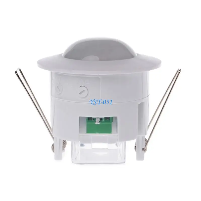 

E15A 110-240V AC Adjustable 360° Ceiling PIR Body Motion Detector Lam