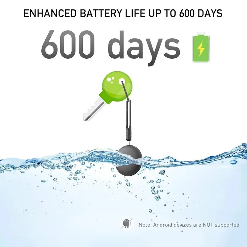 Smart Tag for iOS Airtags with Bluetooth GPS Anti-Loss Tracker Mini Locator Compatible with iOS Find My & Tuya Smart Linkage